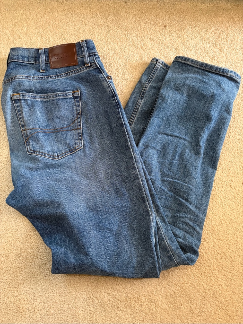 Hollister Straight Leg Jeans Men’s 36x34 Light Wash